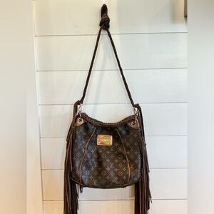 Vintage fringe Louis Vuitton shoulder bag